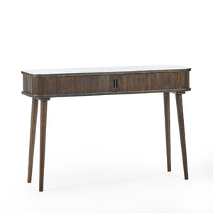 Arya Console Table – Dark Oak Effect - Living with Luxury