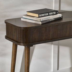 Arya Console Table – Dark Oak Effect - Living with Luxury