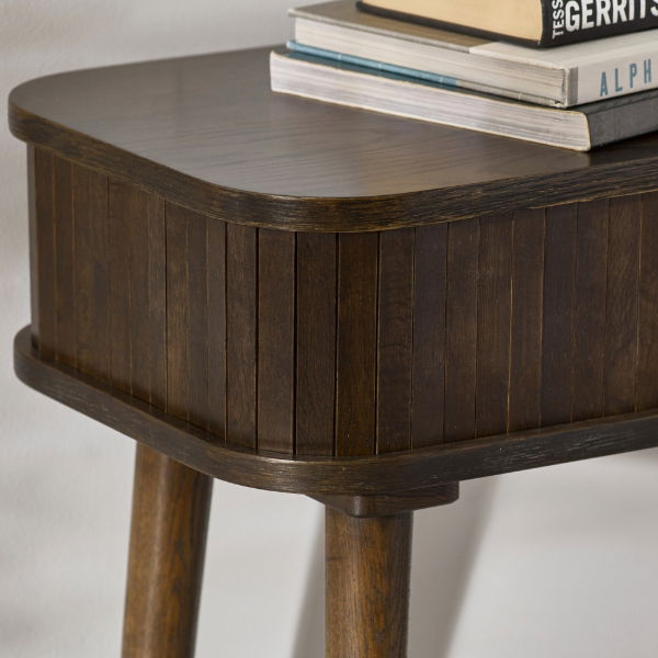 Arya Console Table – Dark Oak Effect - Living with Luxury