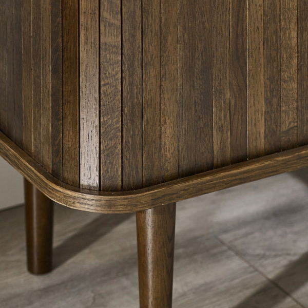 Arya Media Unit – Dark Oak Effect - Living with Luxury