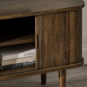 Arya Media Unit – Dark Oak Effect - Living with Luxury