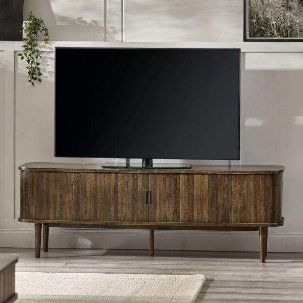 Arya Media Unit – Dark Oak Effect - Living with Luxury