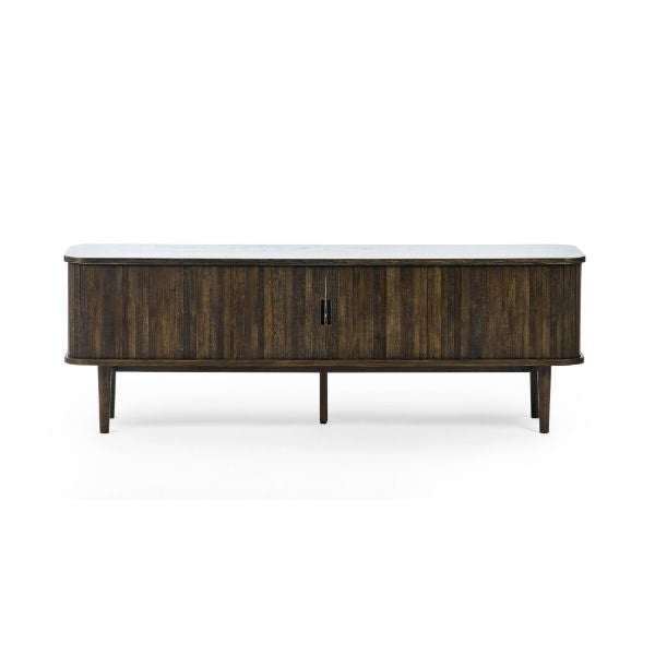 Arya Media Unit – Dark Oak Effect - Living with Luxury
