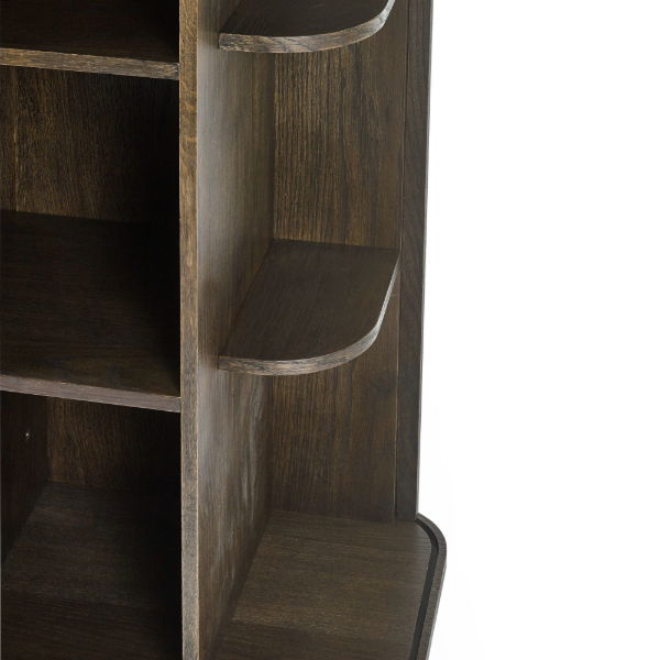 Arya Media Unit – Dark Oak Effect - Living with Luxury