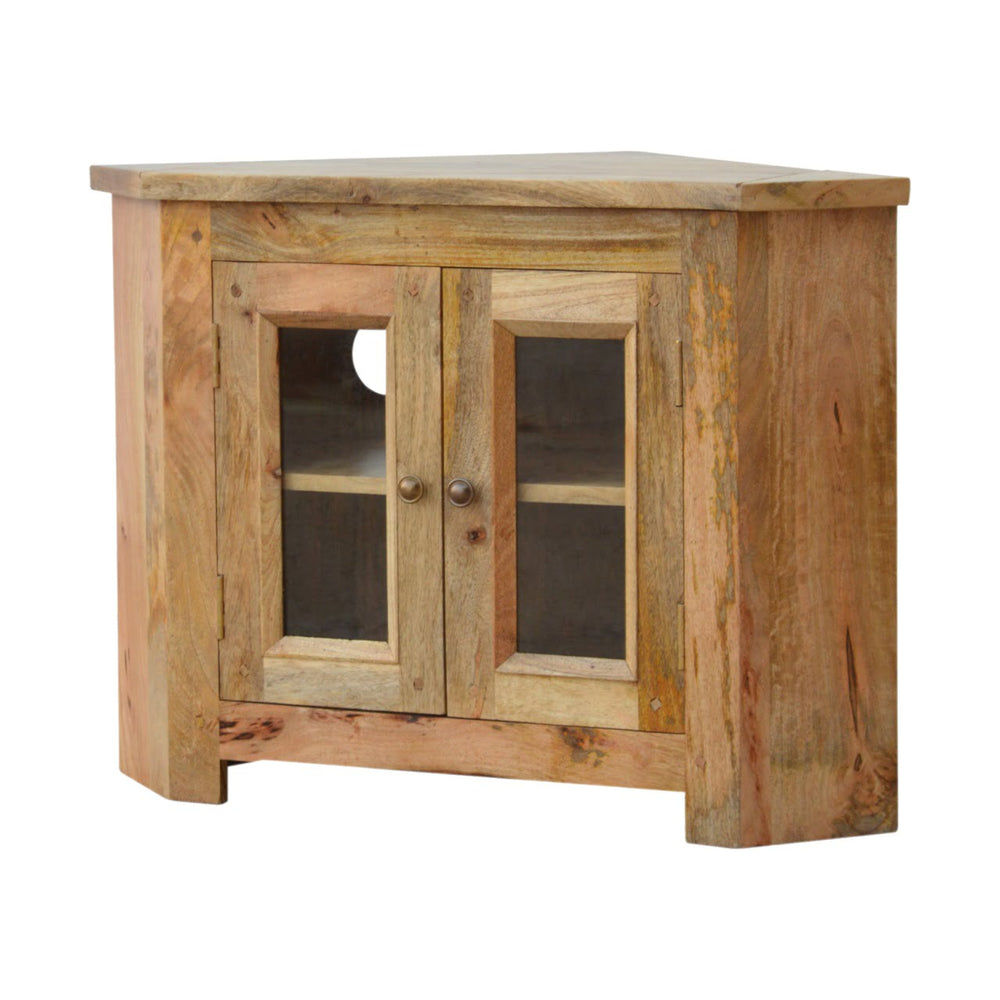 Granary 2 Door Corner TV Cabinet - Living with Luxury