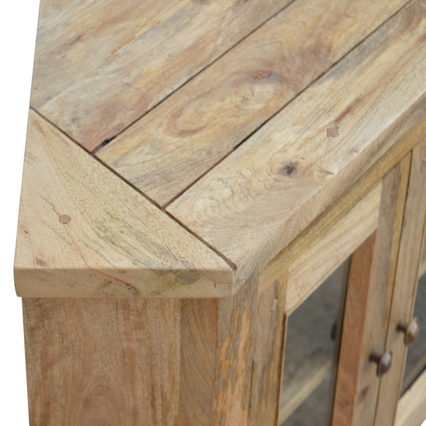Granary 2 Door Corner TV Cabinet - Living with Luxury