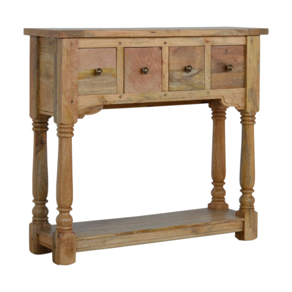 Granary 4 Drawer Console Table - Living with Luxury