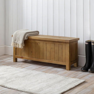 Aspen Storage Bench – Reclaimed Pine - Living with Luxury
