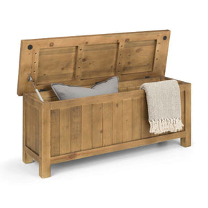 Aspen Storage Bench – Reclaimed Pine - Living with Luxury