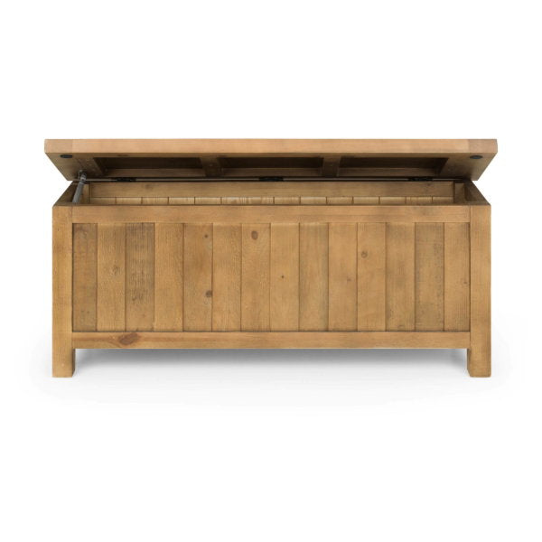 Aspen Storage Bench – Reclaimed Pine - Living with Luxury