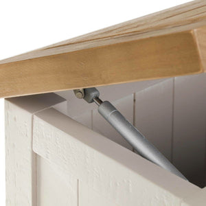 Aspen Storage Bench – Grey Wash - Living with Luxury