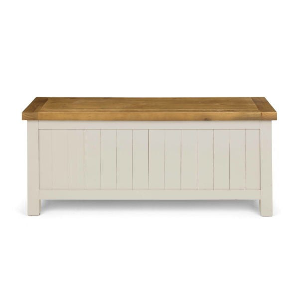 Aspen Storage Bench – Grey Wash - Living with Luxury