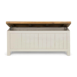 Aspen Storage Bench – Grey Wash - Living with Luxury