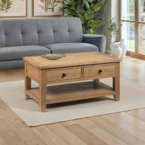 Astoria Coffee Table – Waxed Oak - Living with Luxury