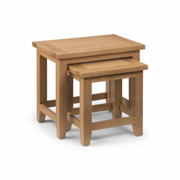 Astoria Nest of Tables – Waxed Oak - Living with Luxury