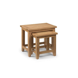 Astoria Nest of Tables – Waxed Oak - Living with Luxury