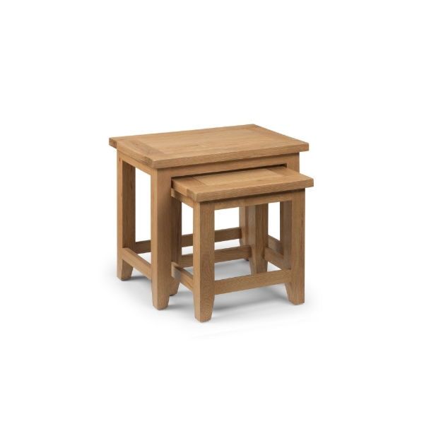 Astoria Nest of Tables – Waxed Oak - Living with Luxury