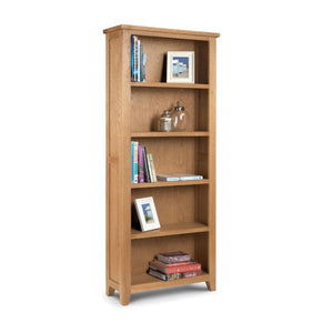 Astoria Tall Bookcase – Waxed Oak - Living with Luxury
