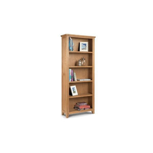 Astoria Tall Bookcase – Waxed Oak - Living with Luxury