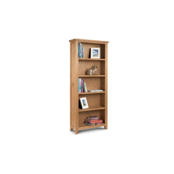 Astoria Tall Bookcase – Waxed Oak - Living with Luxury