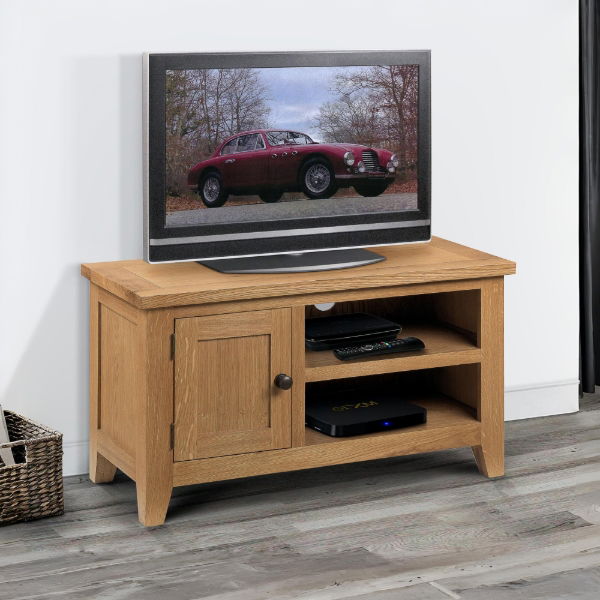 Astoria TV Unit – Waxed Oak - Living with Luxury