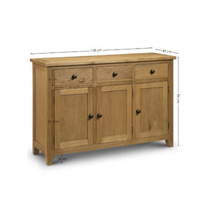 Astoria Sideboard – Waxed Oak - Living with Luxury