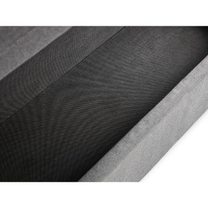 Astrid Blanket Box – Grey Linen - Living with Luxury