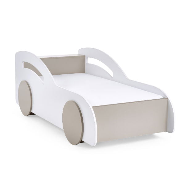 Atlantis Car Bed – White &amp; Taupe - Living with Luxury