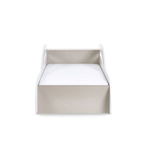 Atlantis Car Bed – White &amp; Taupe - Living with Luxury