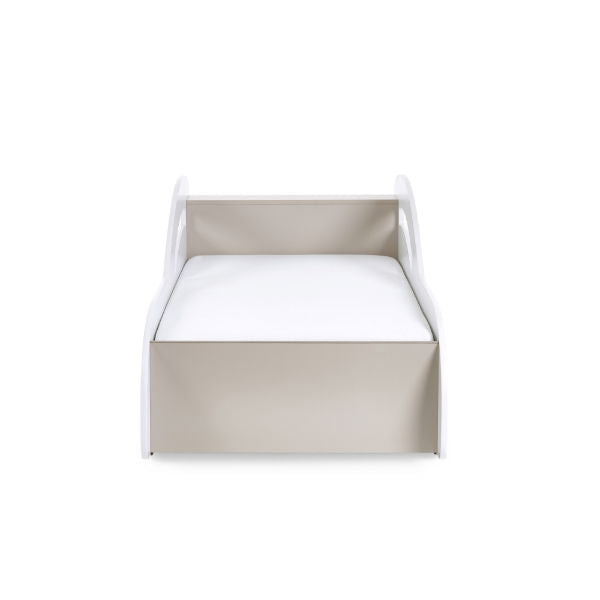 Atlantis Car Bed – White &amp; Taupe - Living with Luxury