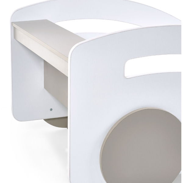 Atlantis Car Bed – White &amp; Taupe - Living with Luxury
