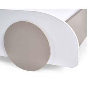 Atlantis Car Bed – White &amp; Taupe - Living with Luxury