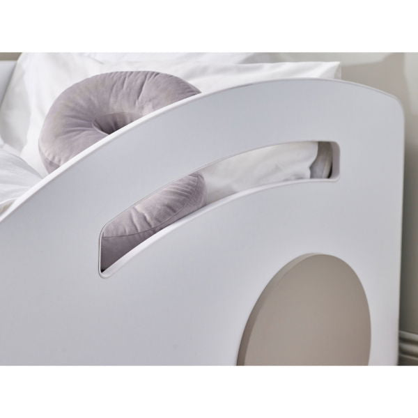 Atlantis Car Bed – White &amp; Taupe - Living with Luxury