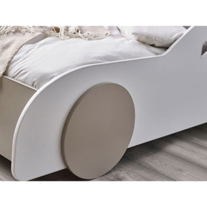 Atlantis Car Bed – White &amp; Taupe - Living with Luxury
