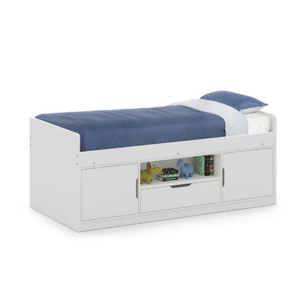 Atom Low Sleeper Bed – White - Living with Luxury