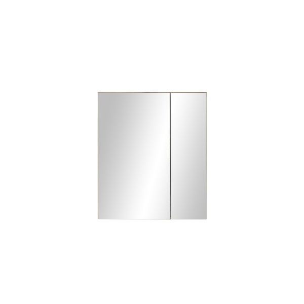 Austin Mirrored Bathroom Cabinet – Natural Wood - Living with Luxury