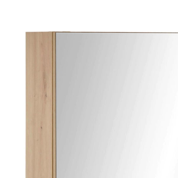 Austin Mirrored Bathroom Cabinet – Natural Wood - Living with Luxury