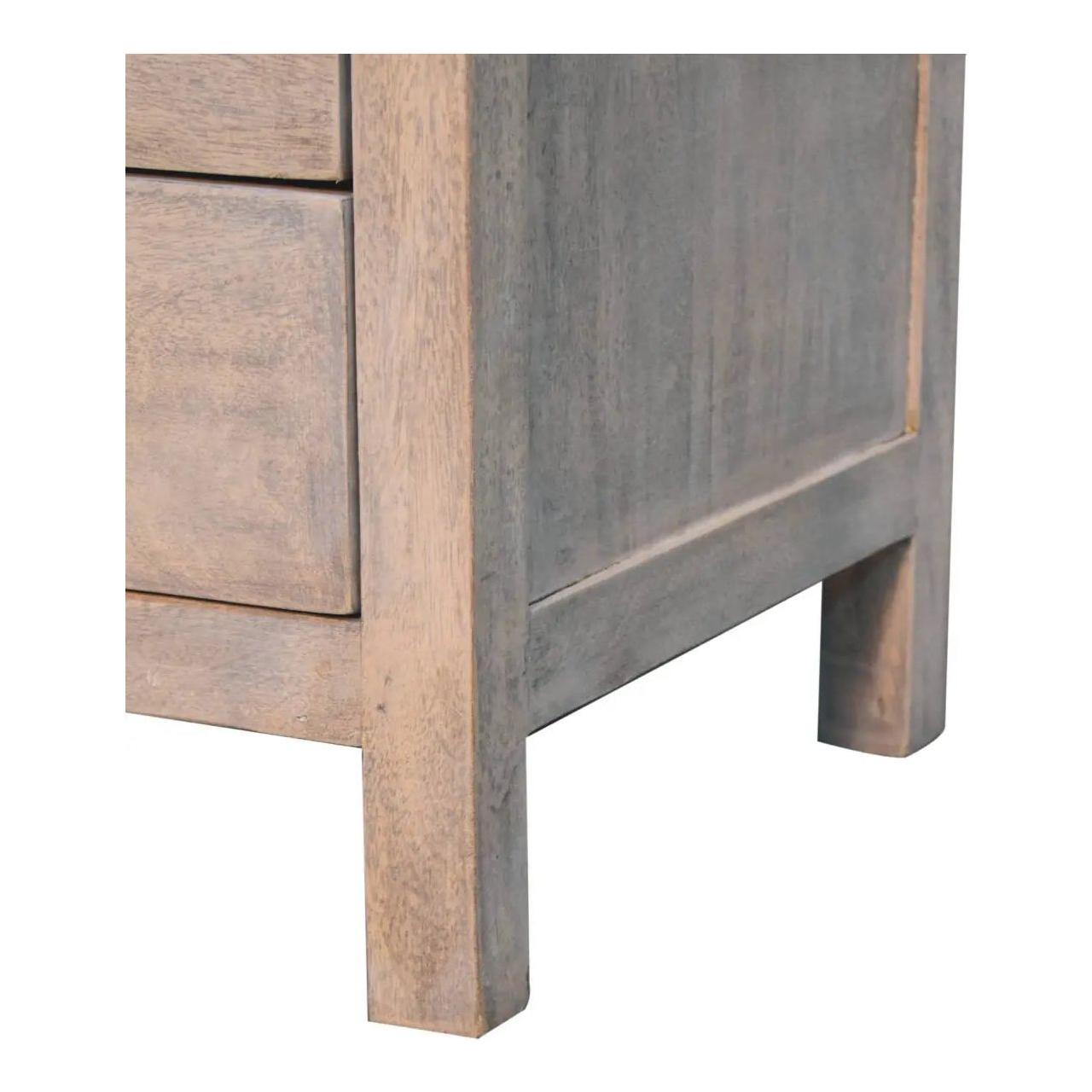Acid Wash 2 Drawer Open Bedside Living with Luxury