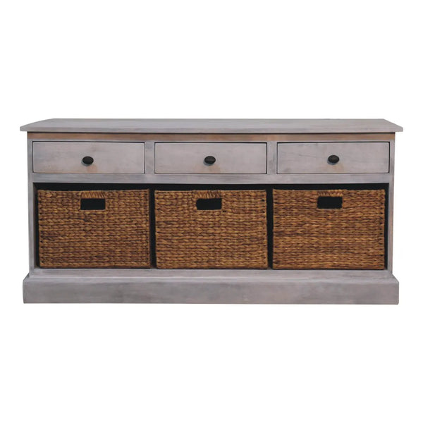 Acid Wash Basket Storage Cabinet