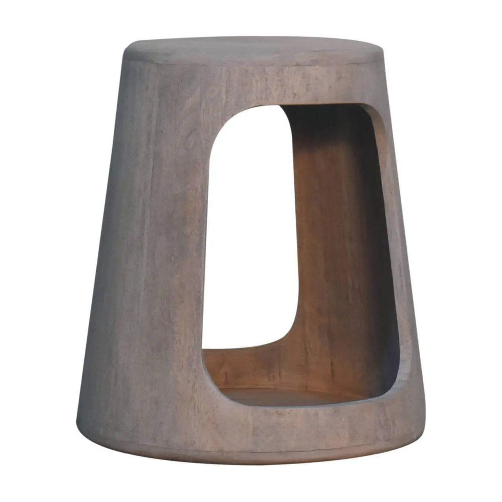 Acid Wash Open Side Table