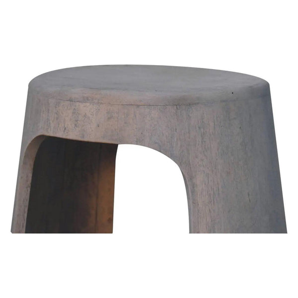 Acid Wash Open Side Table