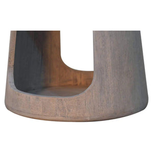Acid Wash Open Side Table