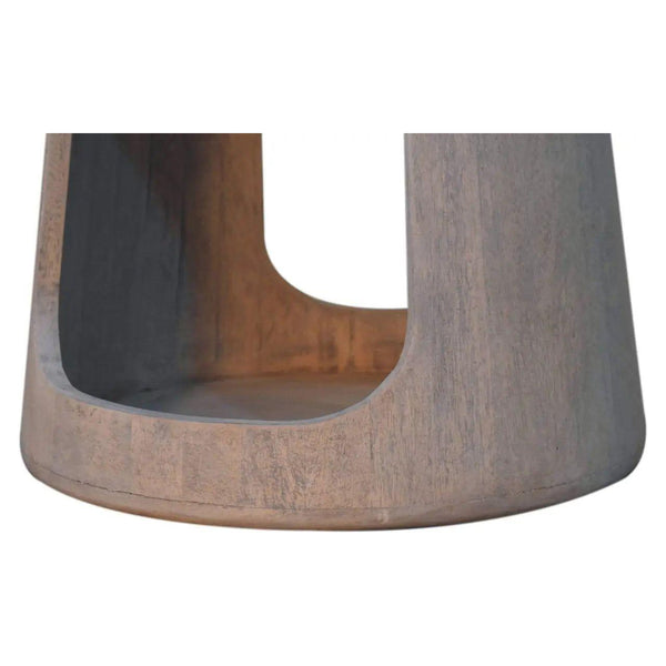 Acid Wash Open Side Table