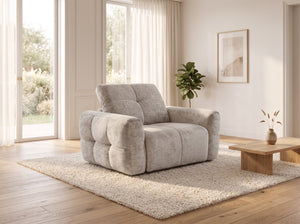 Faringdon Beige Electric Recliner Armchair – view 1