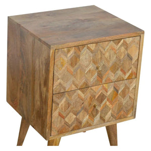 Assorted Oak-ish Bedside
