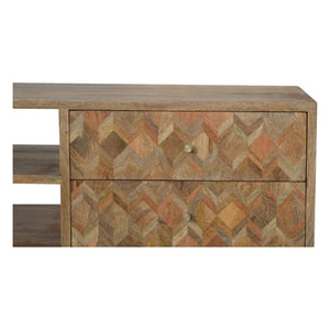 Assorted Oak-ish Media Unit