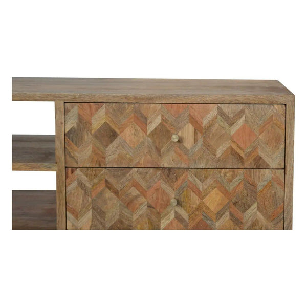 Assorted Oak-ish Media Unit