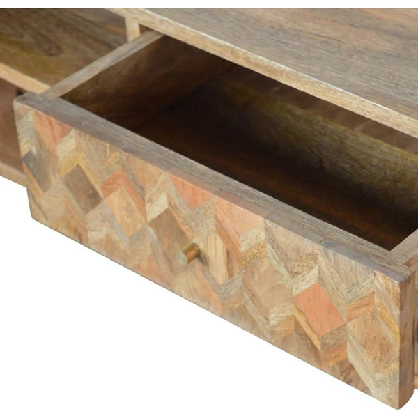Assorted Oak-ish Media Unit
