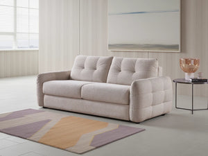 Athens 3 Seater Sofabed – Beige & Grey Living Room Sofa Bed