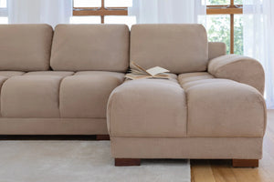 Azzuro Mocha Universal Corner Sofabed – Upholstered Sofa Bed